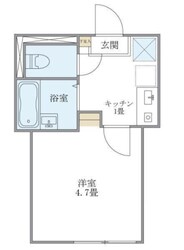 フェリーチェ北千住の物件間取画像